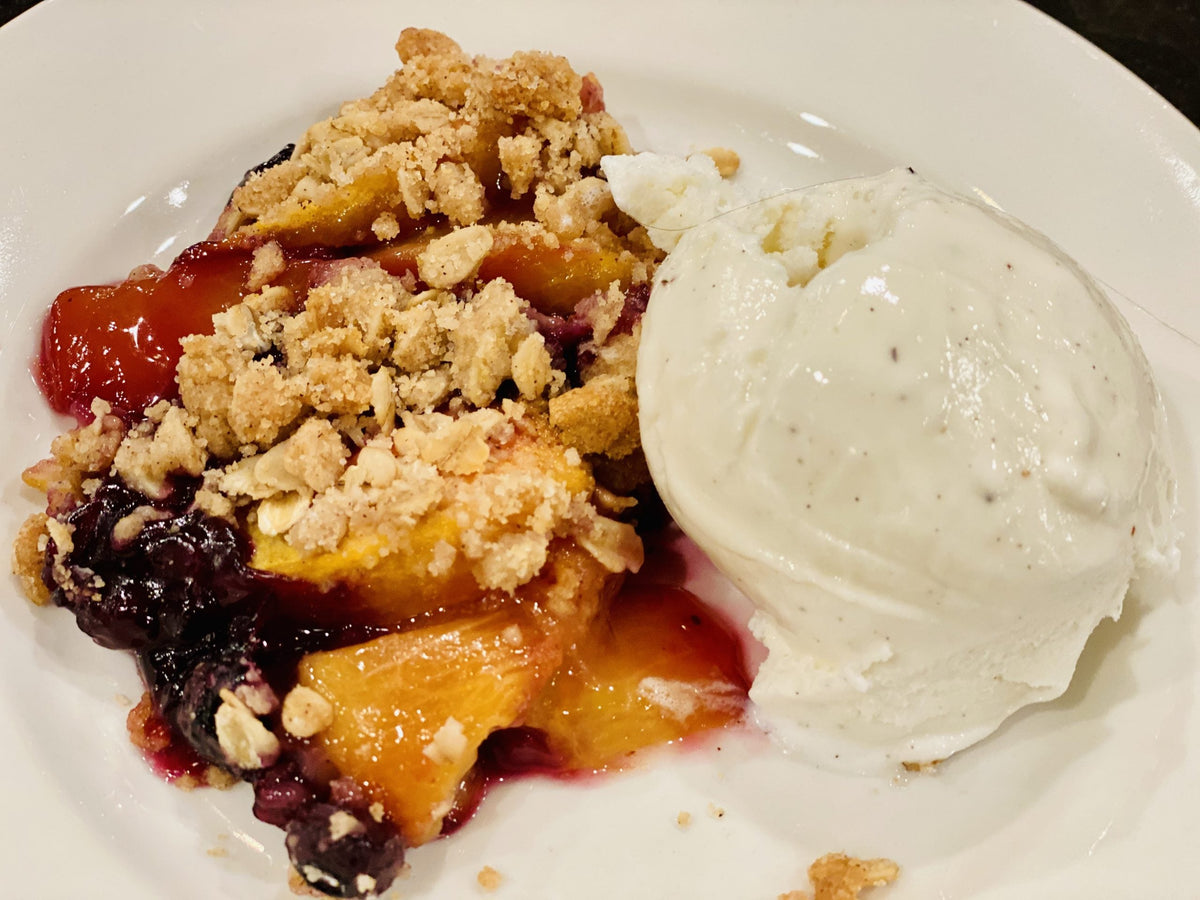 Blueberry Peach Crisp