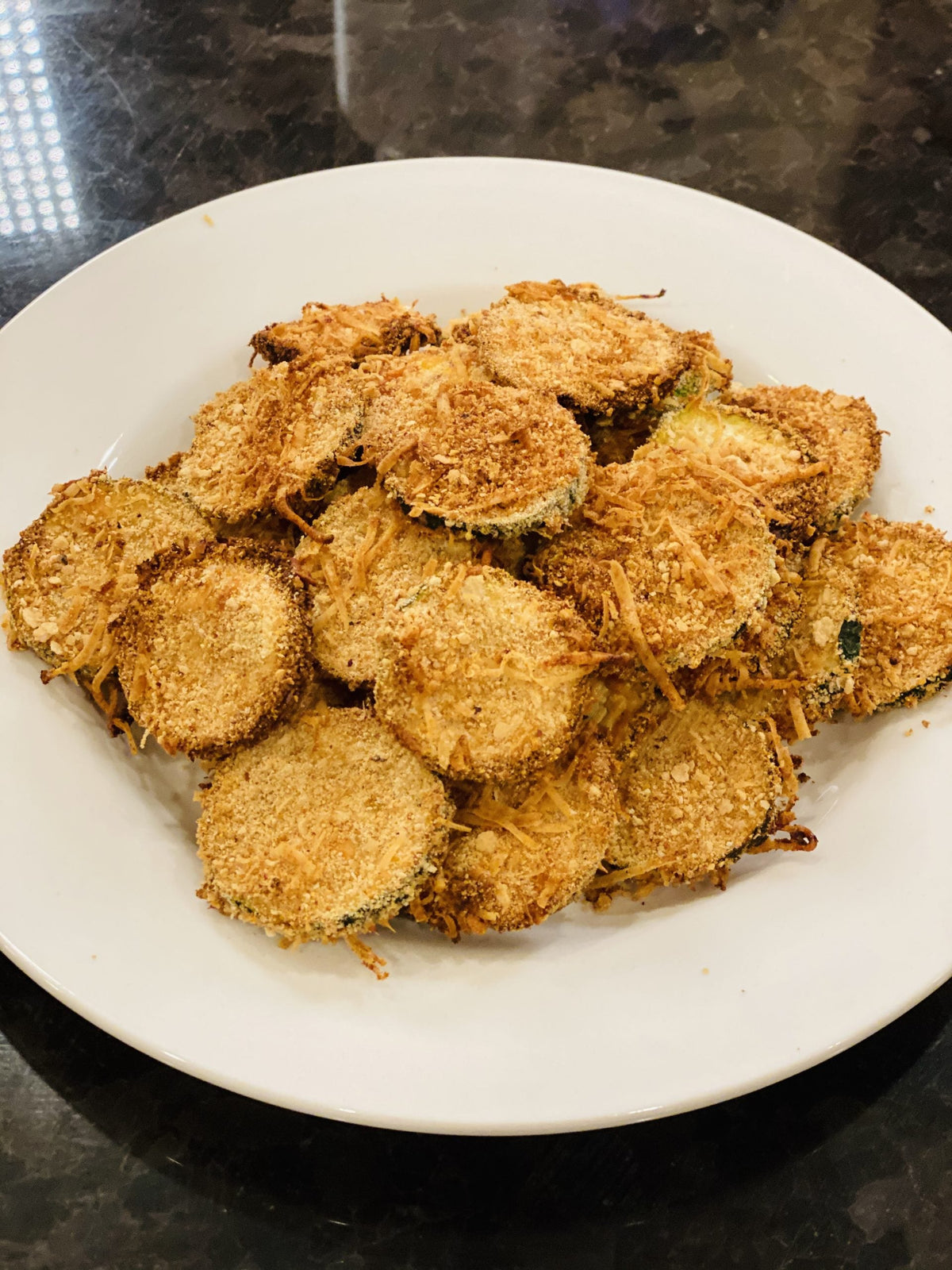 Zucchini Parmesan Crisps
