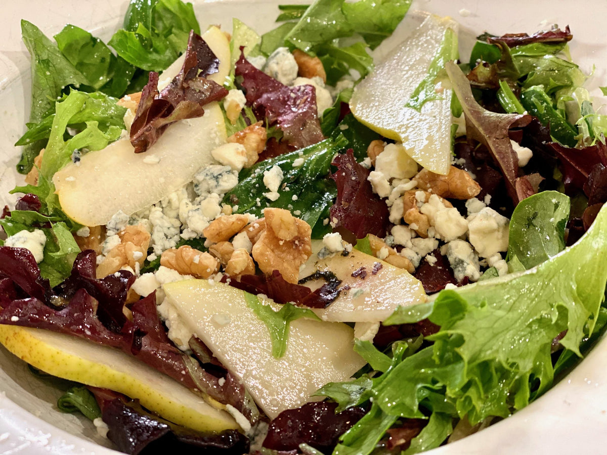 Pear, Roquefort and Walnut Salad