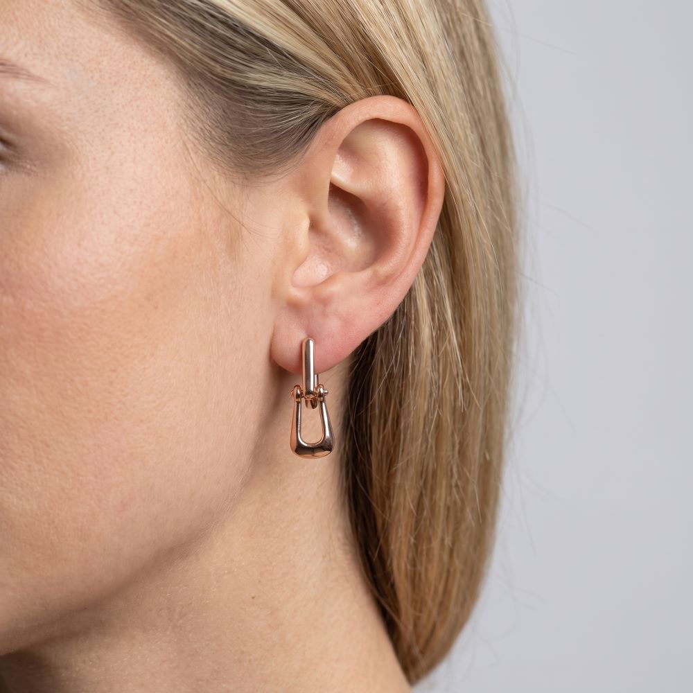 Italian Couture Inspired Equestrian Earrings