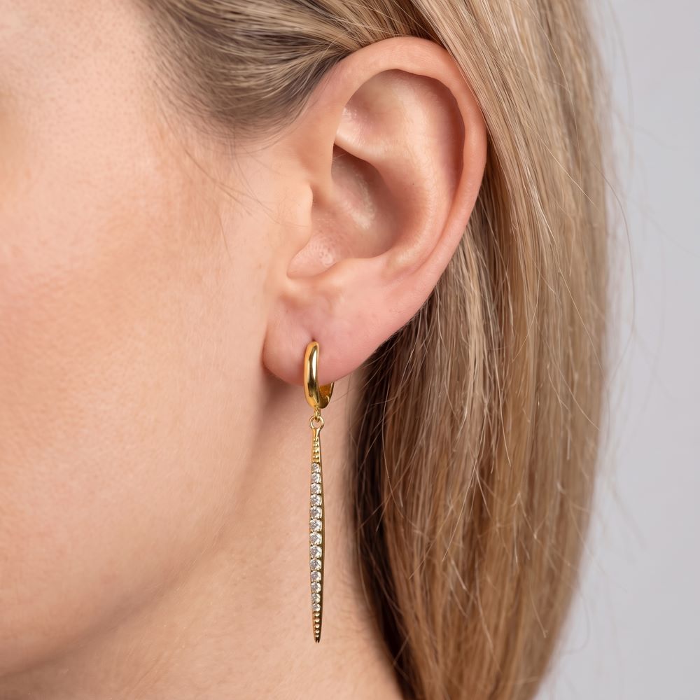 Italian Contemporary Drop Earrings