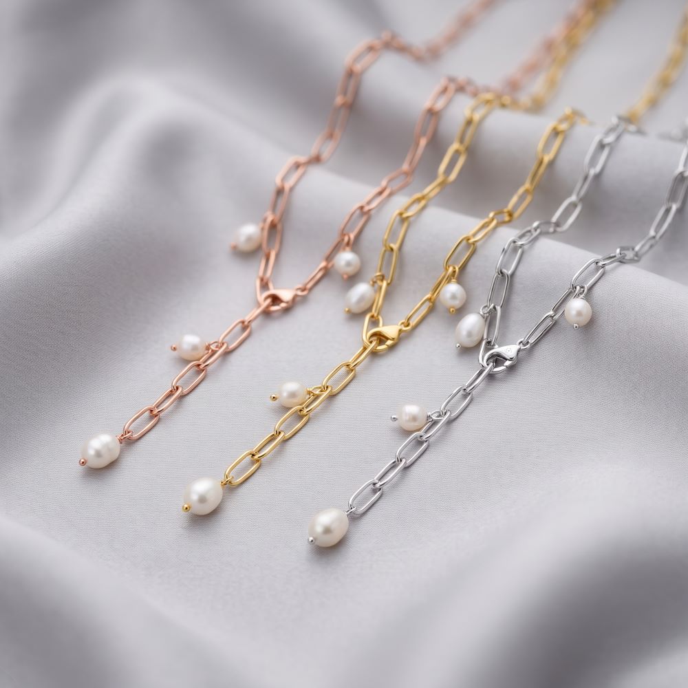 Italian Cultured Freshwater Pearl 36" Changeable Necklace