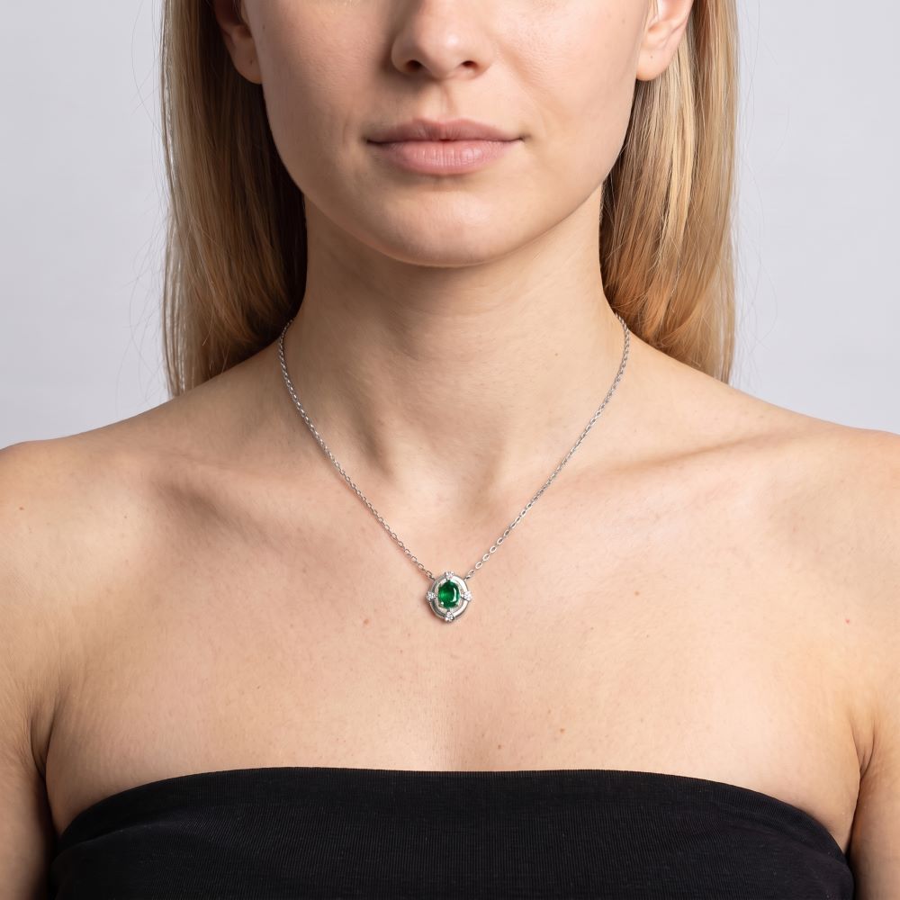 Italian Estate Inspired Necklace, White