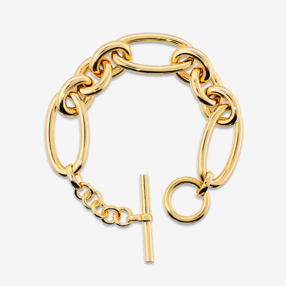 Italian Luxury Grand Link Bracelet With T-Bar