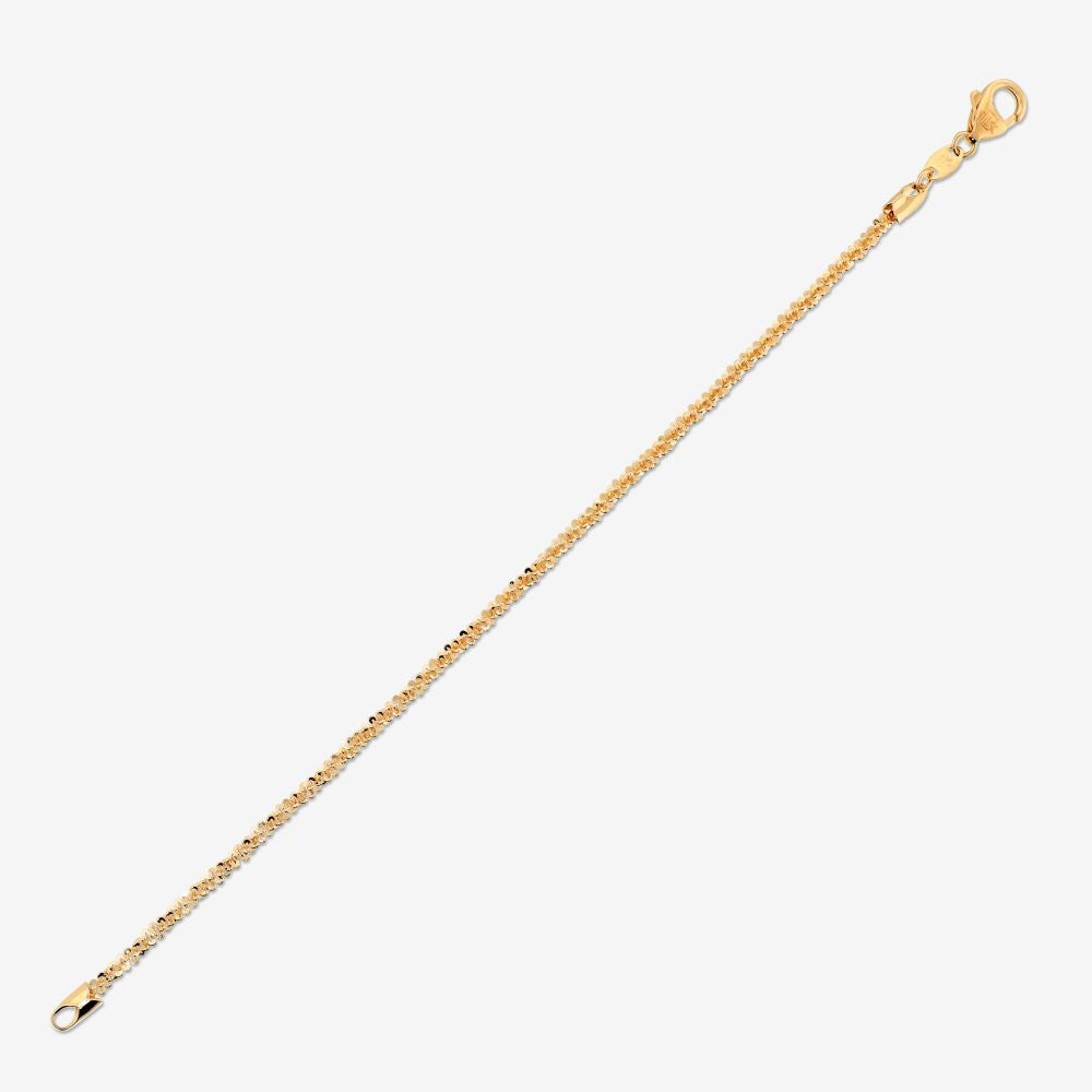 Italian Criss Cross Sparkle Bracelet