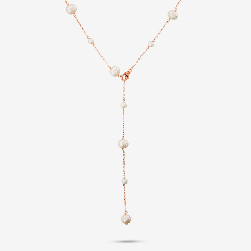 Italian Scattered Pearl 30" Necklace