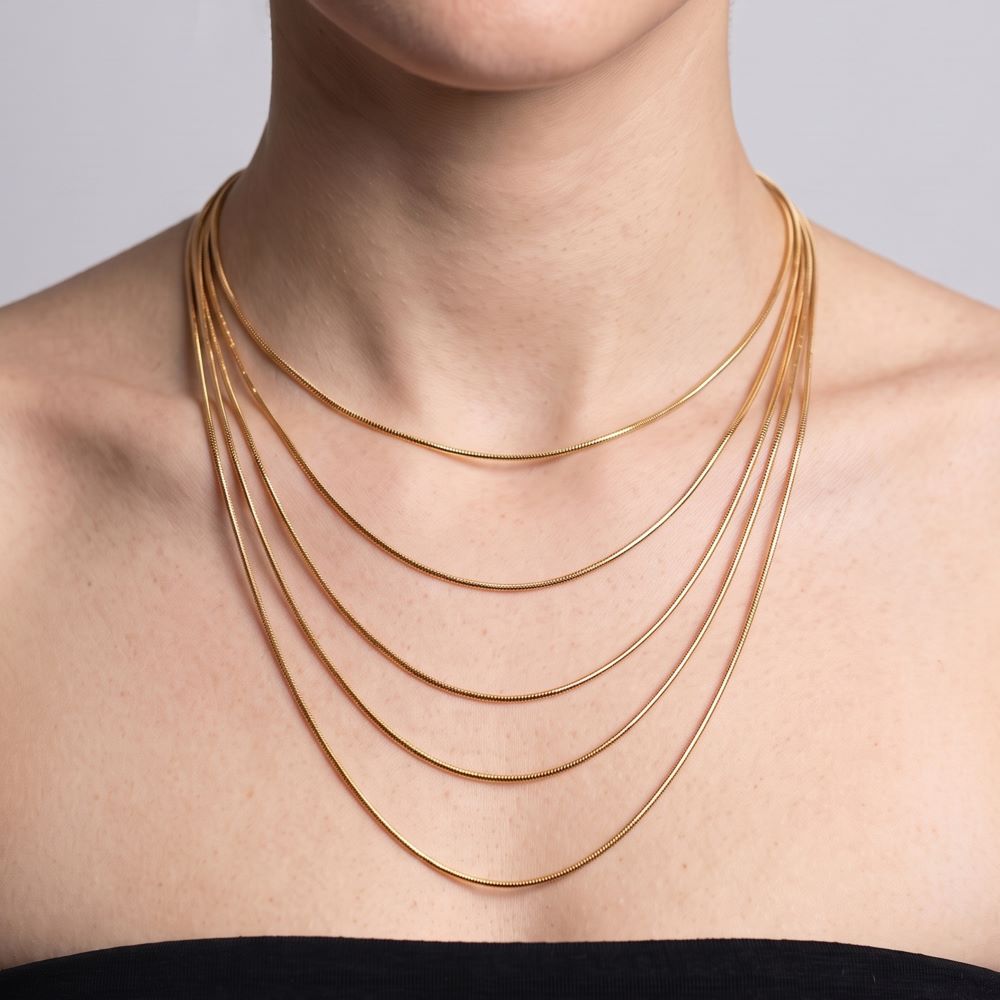 Italian Snake Chain Necklace
