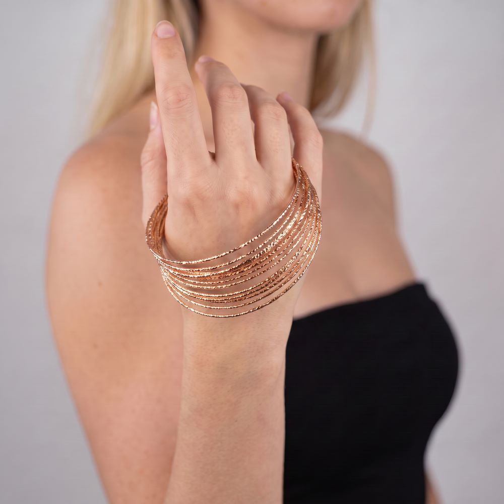Italian Quindici Rolling Bangle Bracelet