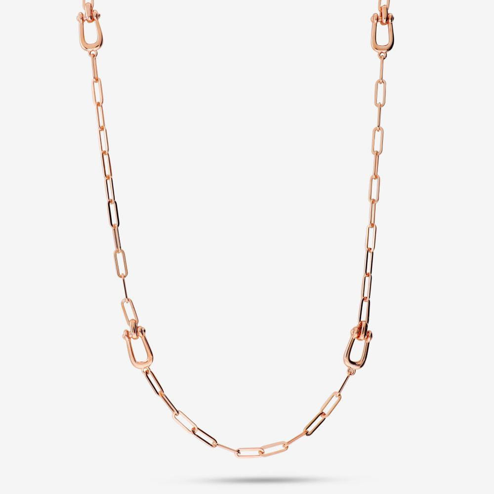 Italian Status Long Necklace With Custom Clasp