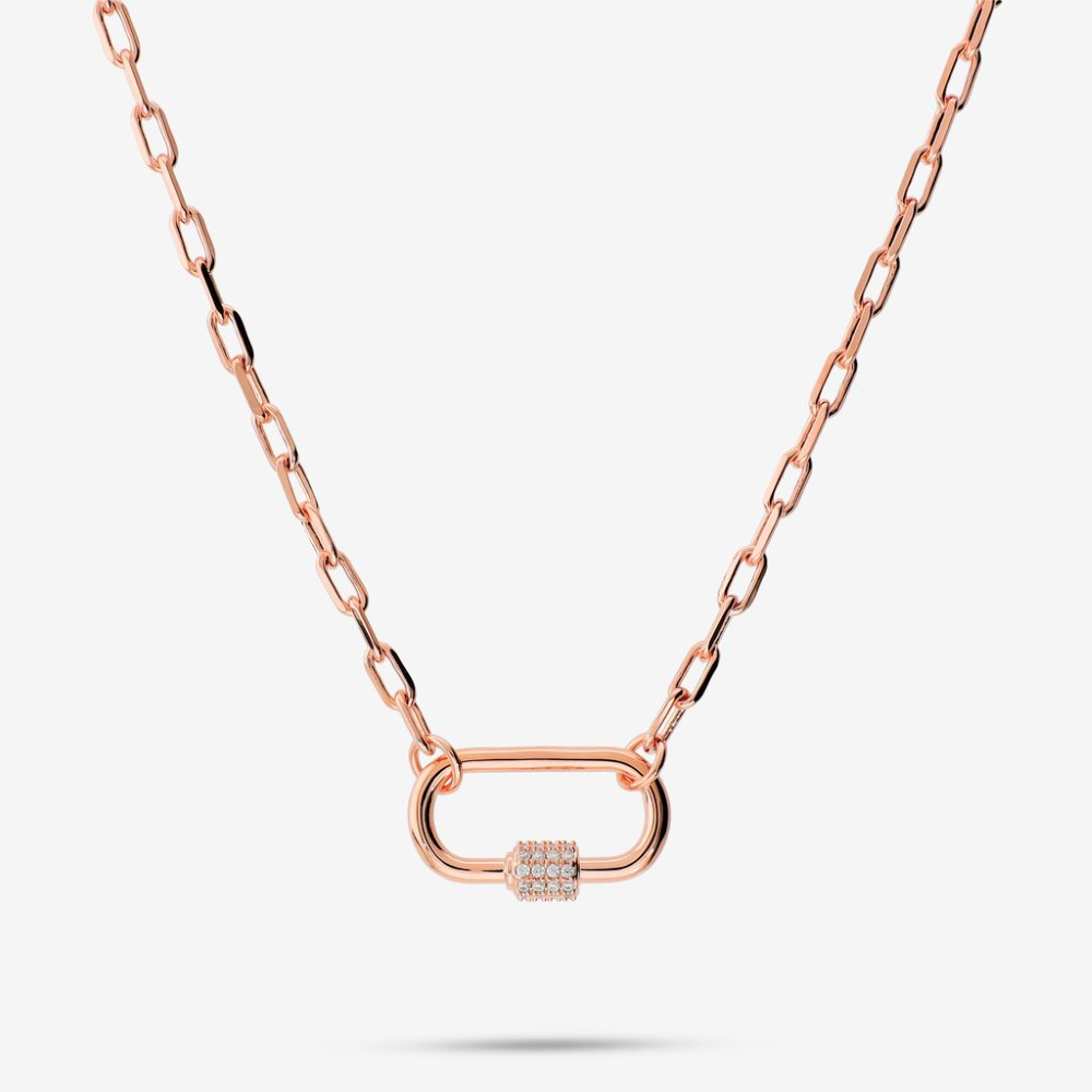 Italian Couture Inspired Carabiner Necklace