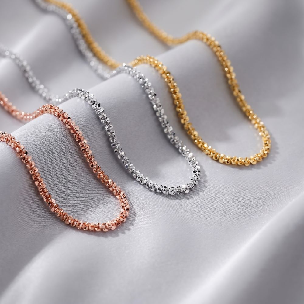 Italian Sparkle Criss Cross Necklace