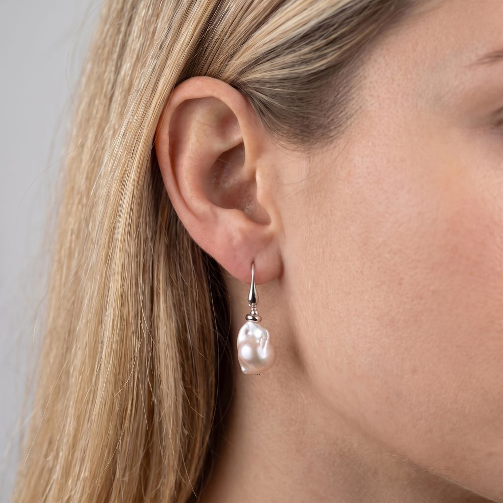 Italian Baroque Pearl Earrings