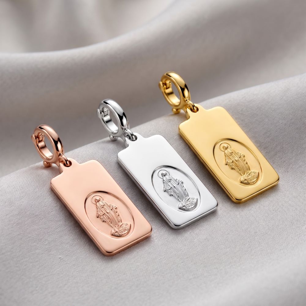 Italian Miraculous Medal Tag Style Enhancer