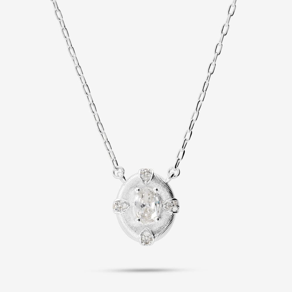 Italian Estate Inspired Necklace, White