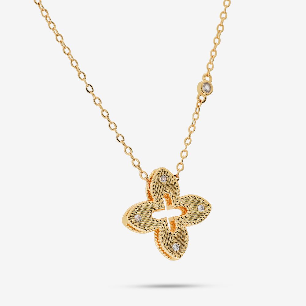 Italian Couture Inspired Flower Necklace