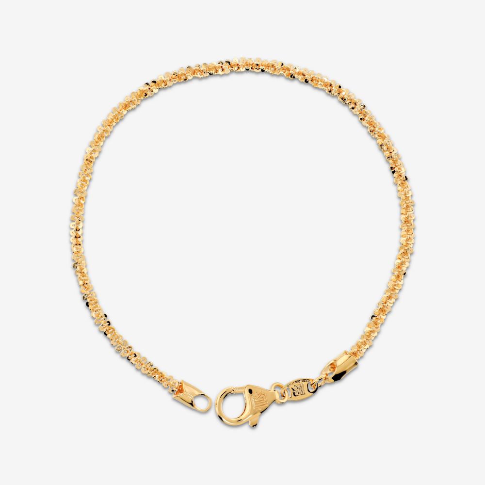 Italian Criss Cross Sparkle Bracelet