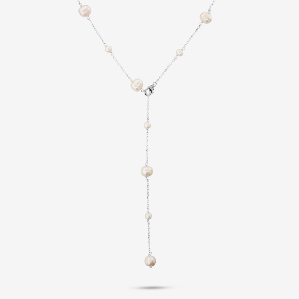 Italian Scattered Pearl 30" Necklace