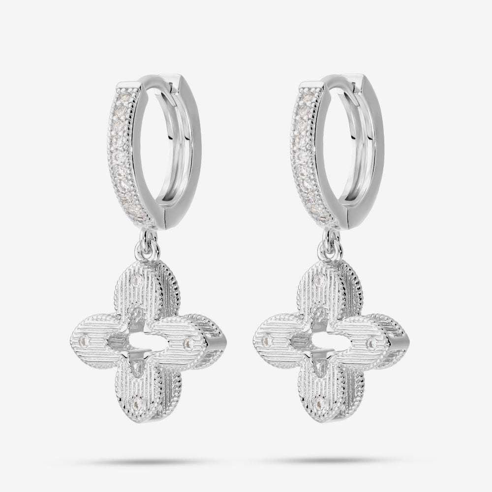 Italian Couture Inspired Flower Earrings