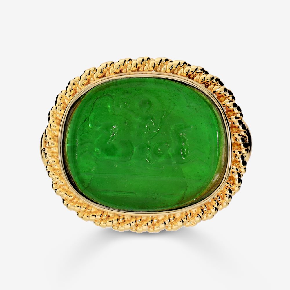 Italian Handmade Venetian Glass Ring