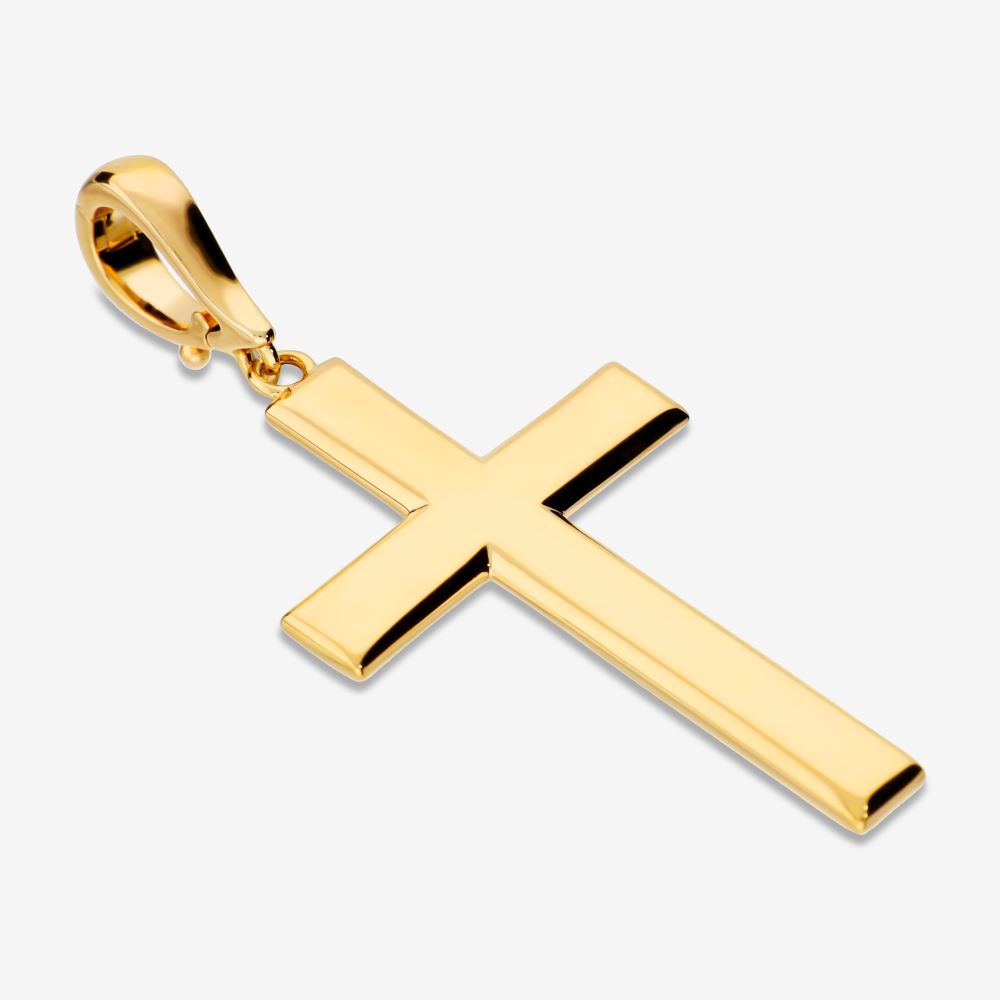Italian Modern Cross Enhancer Pendant
