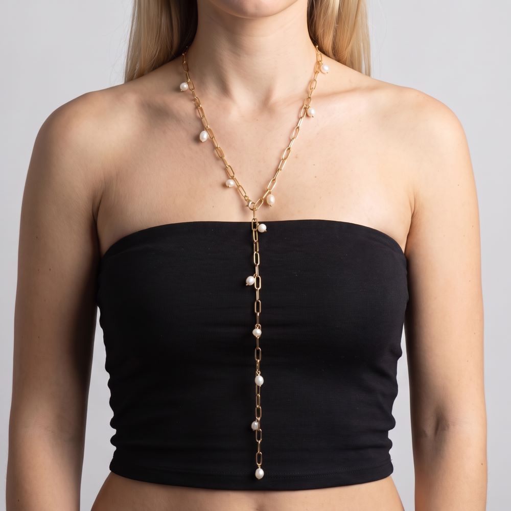 Italian Cultured Freshwater Pearl 36" Changeable Necklace