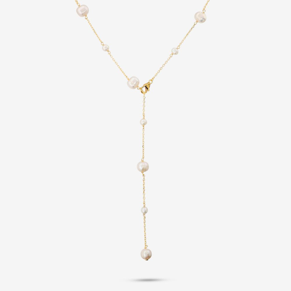 Italian Scattered Pearl 30" Necklace