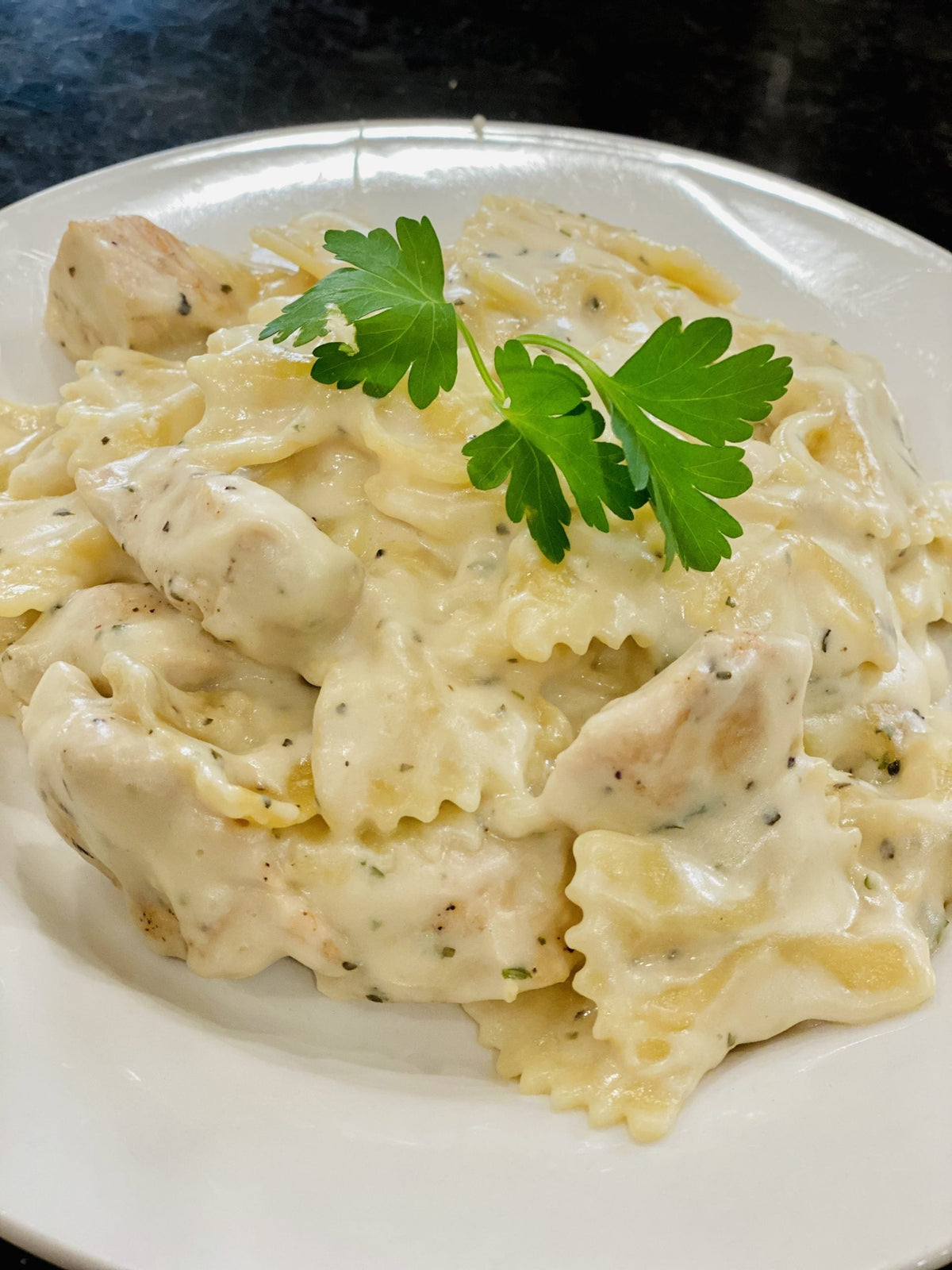 One-Pan Skinny Chicken Alfredo
