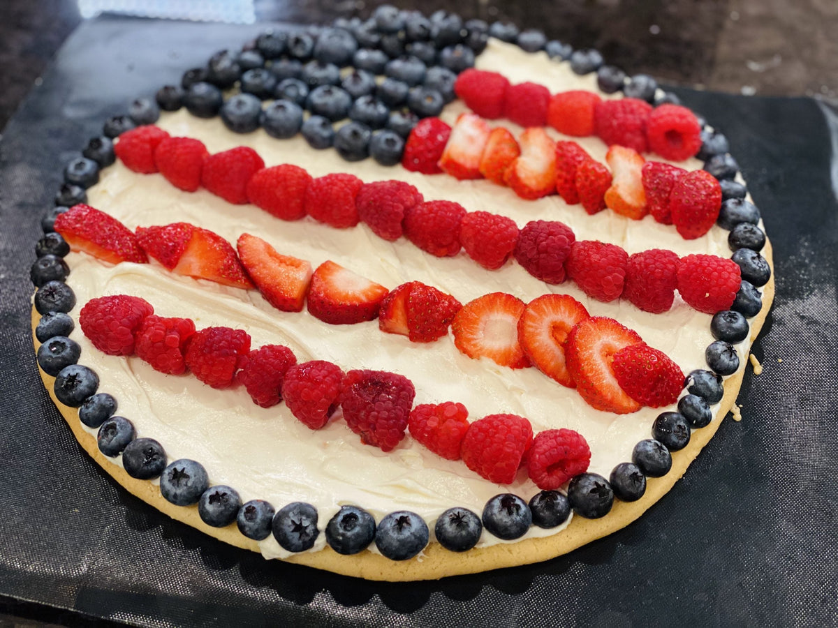 American Flag Fruit Pizza