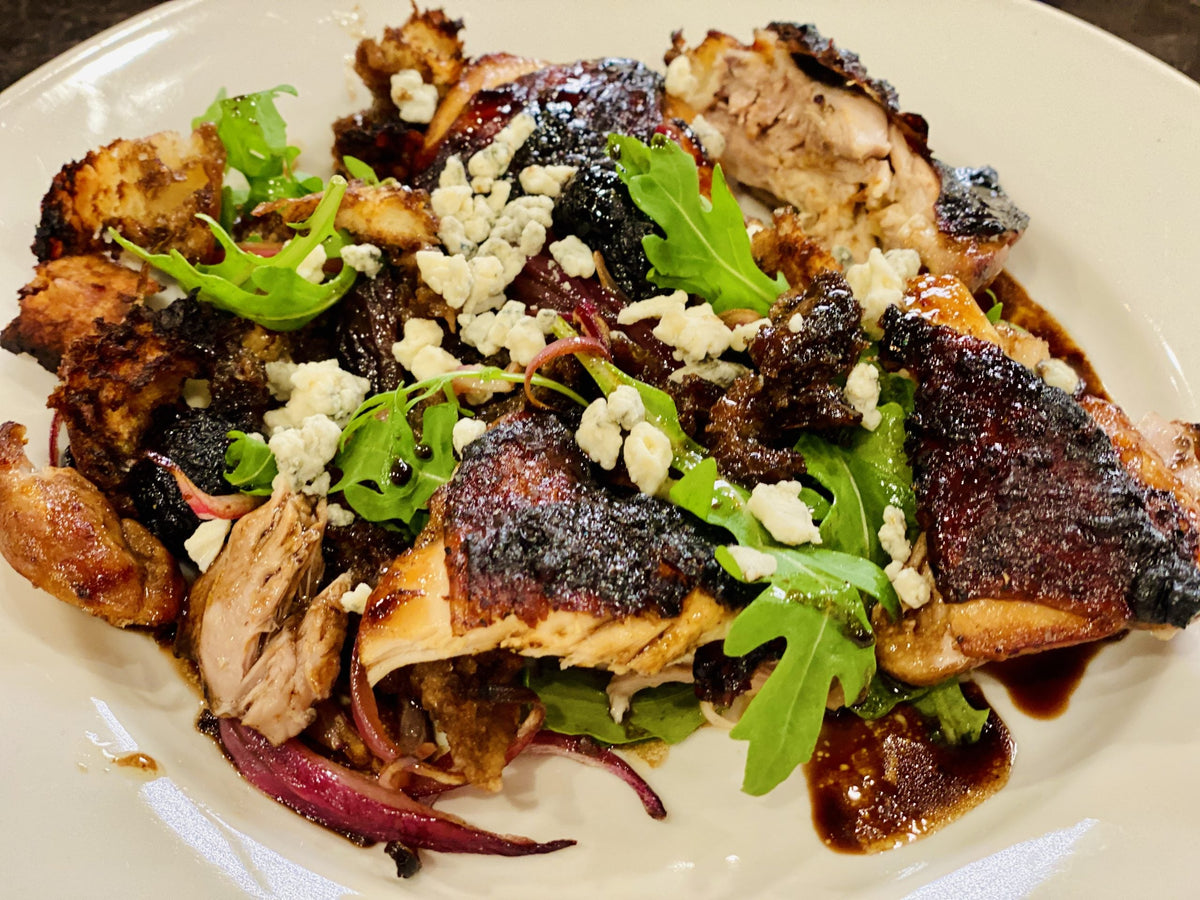Sheet-Pan Chicken With Figs and Bread Salad