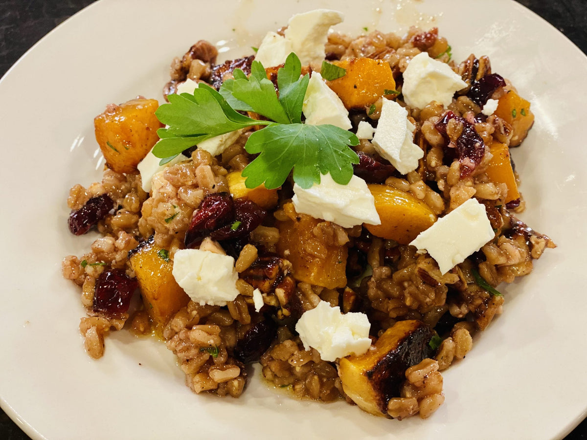 Warm Winter Farro Salad