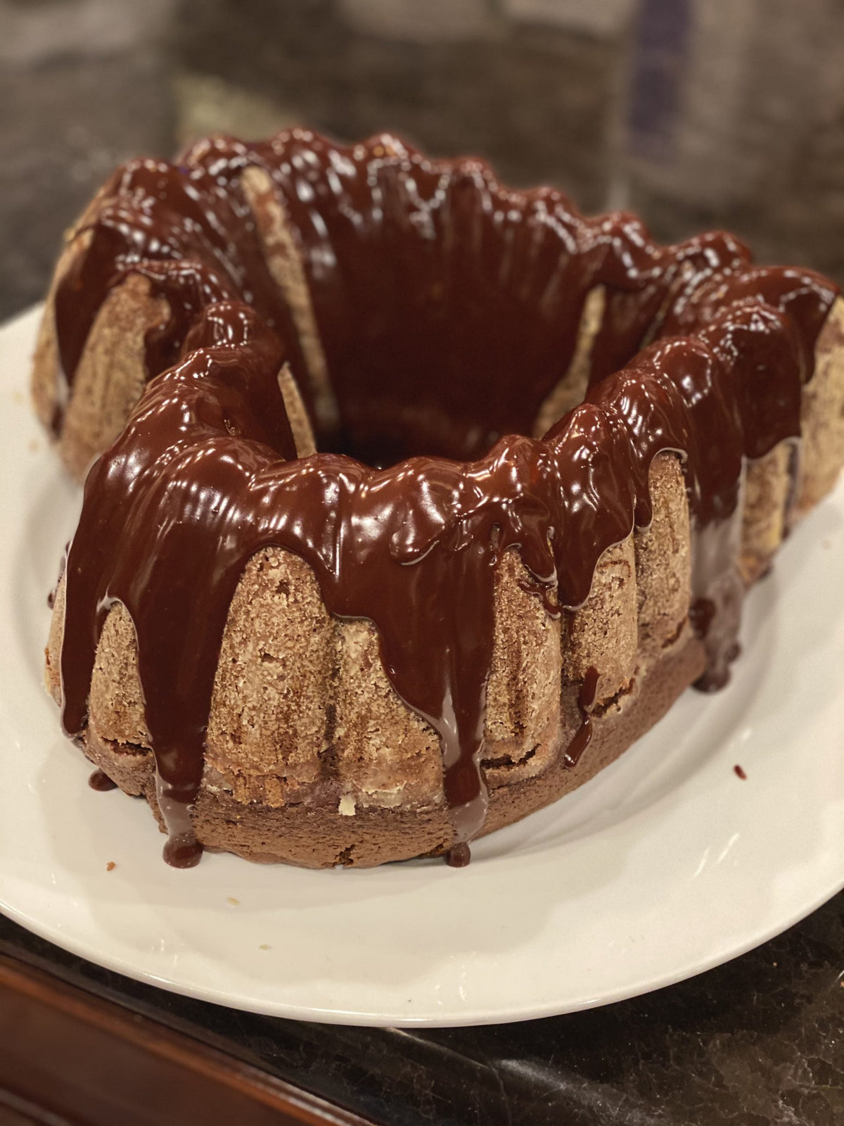 Chocolate Sour Cream Bundt Cake