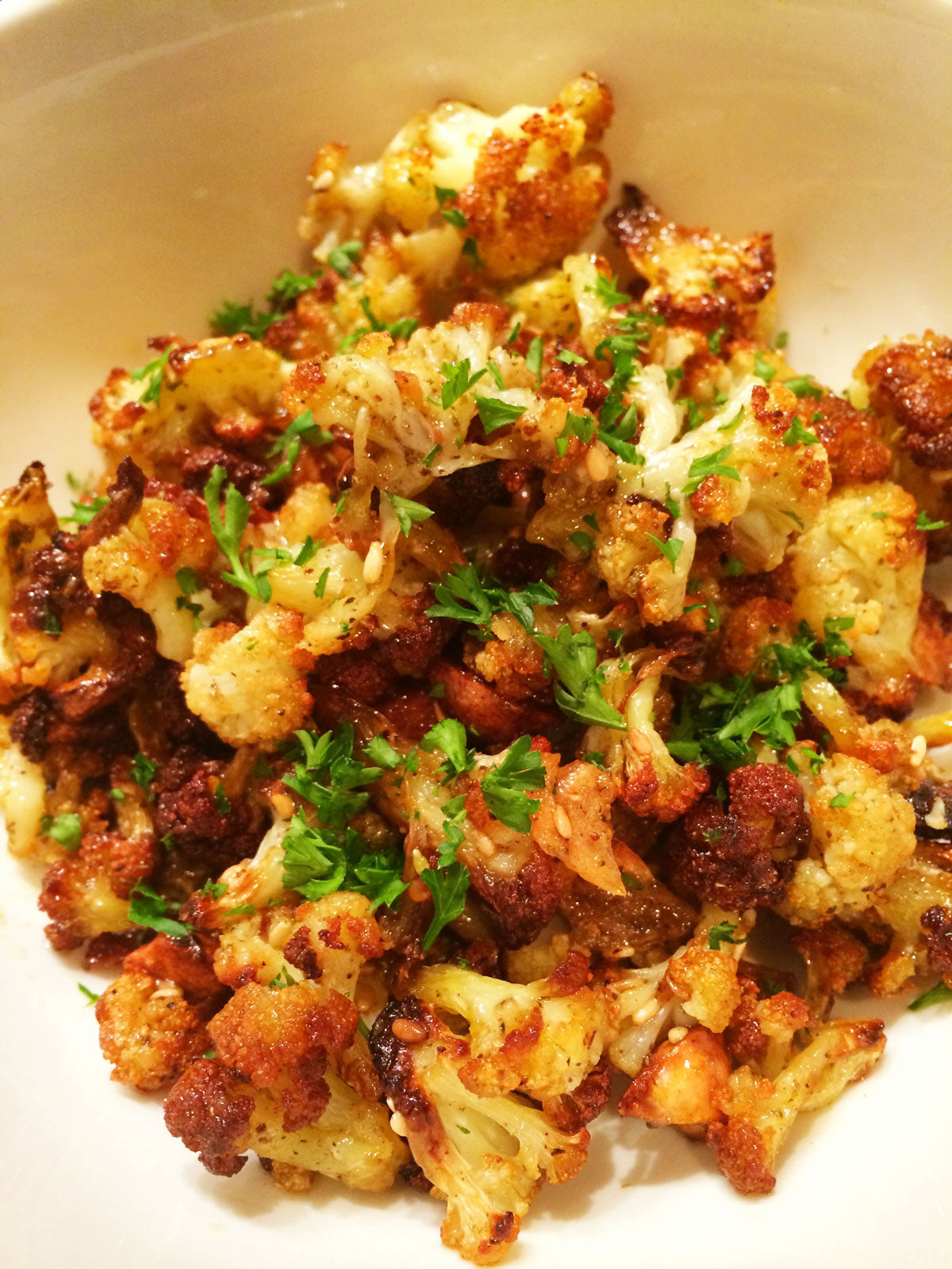 Roasted Cauliflower with za’atar and lemon