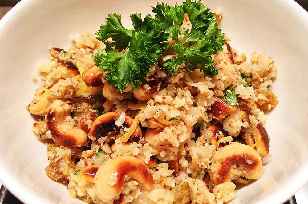 Exotic Spice Cauliflower Couscous