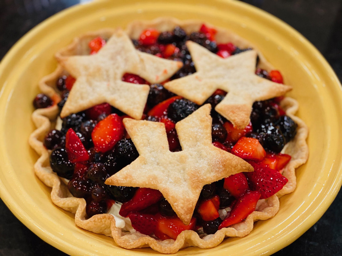 Star-Spangled Red, White & Blue Slab Pie