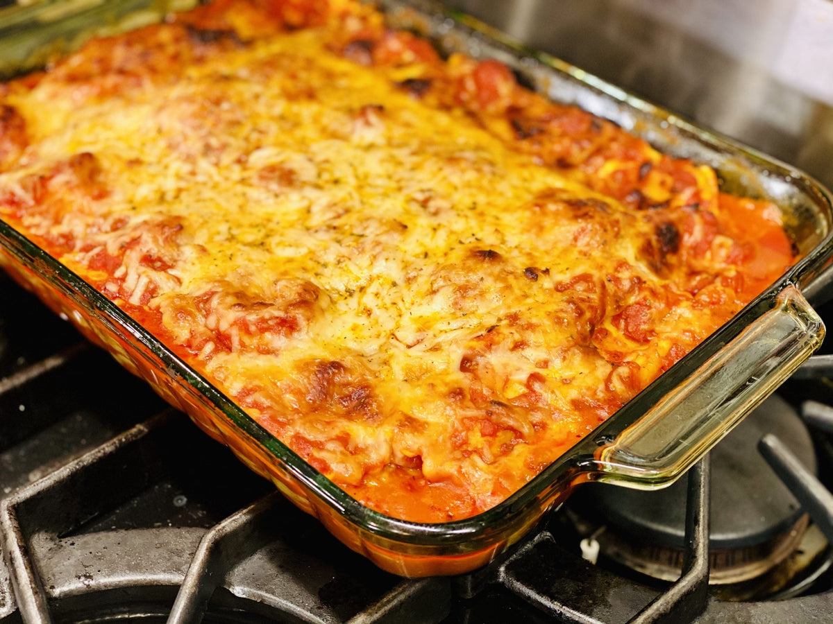 Lazy Lasagna with Baked Ravioli
