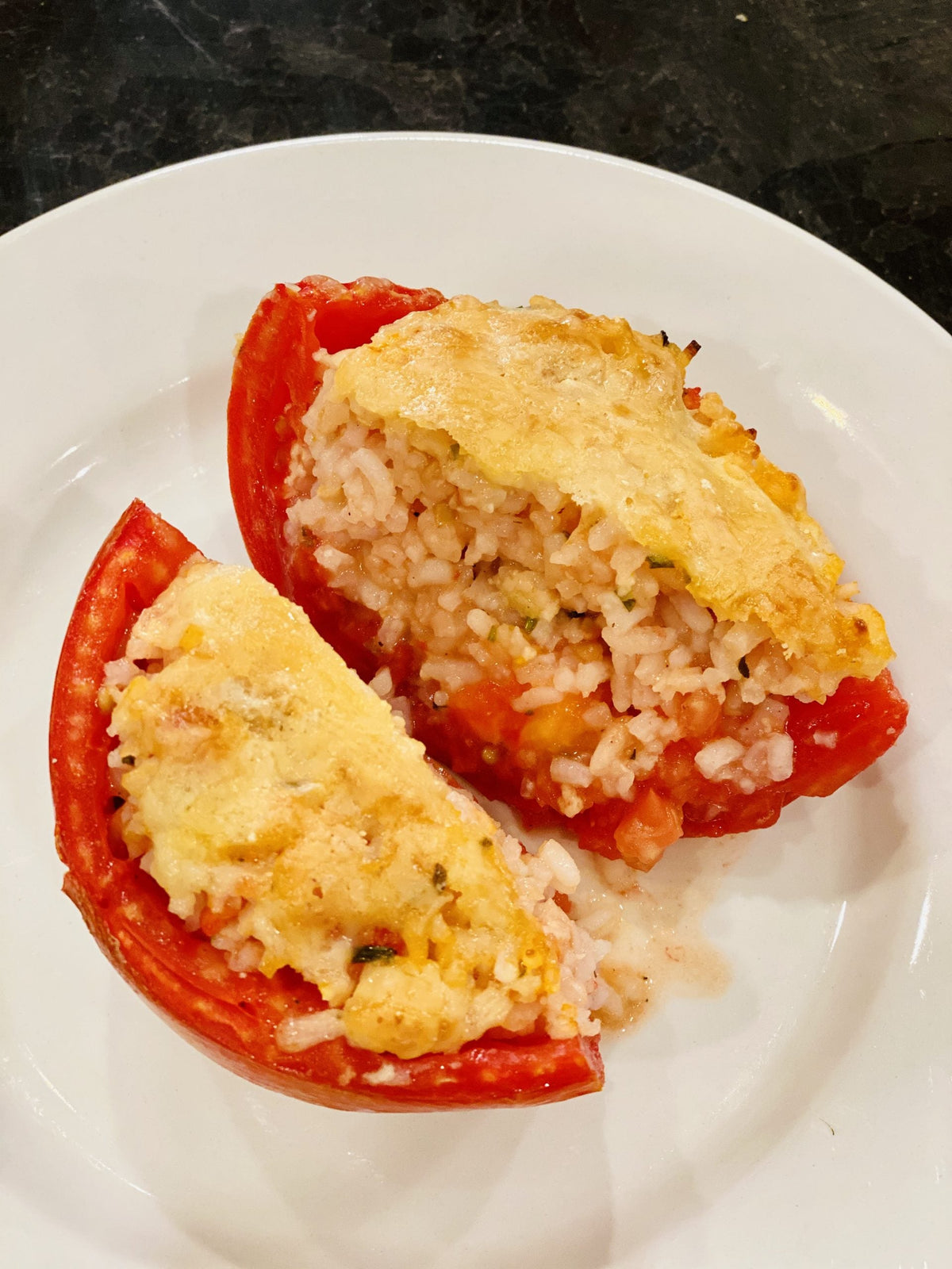 Rice Stuffed Tomatoes