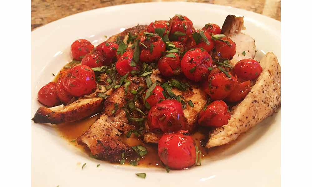 Chicken with Roasted Tomatoes