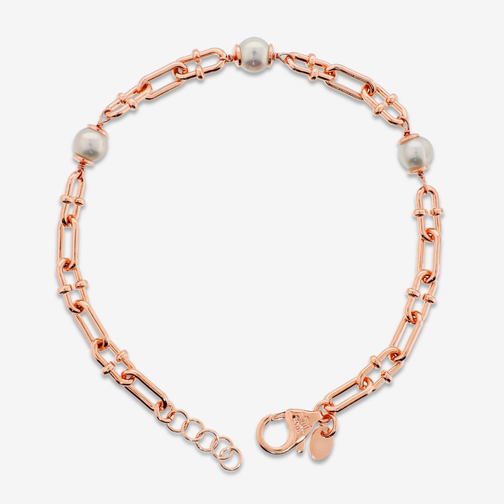 Italian Couture Inspired Bracelet With Pearls