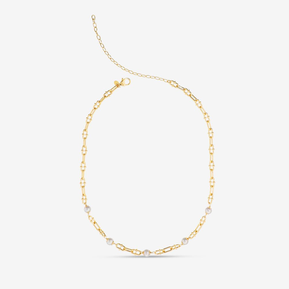 Italian Couture Inspired Necklace With Pearls