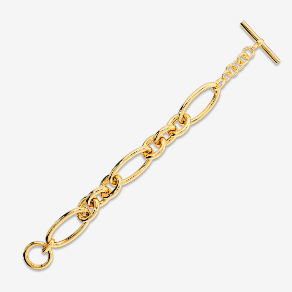 Italian Luxury Grand Link Bracelet With T-Bar