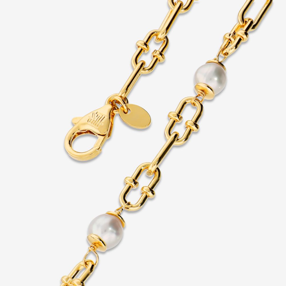 Italian Couture Inspired Necklace With Pearls