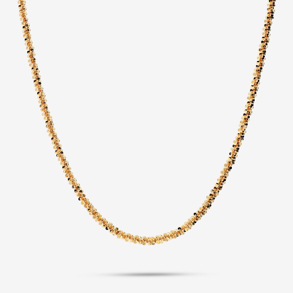 Italian Sparkle Criss Cross Necklace