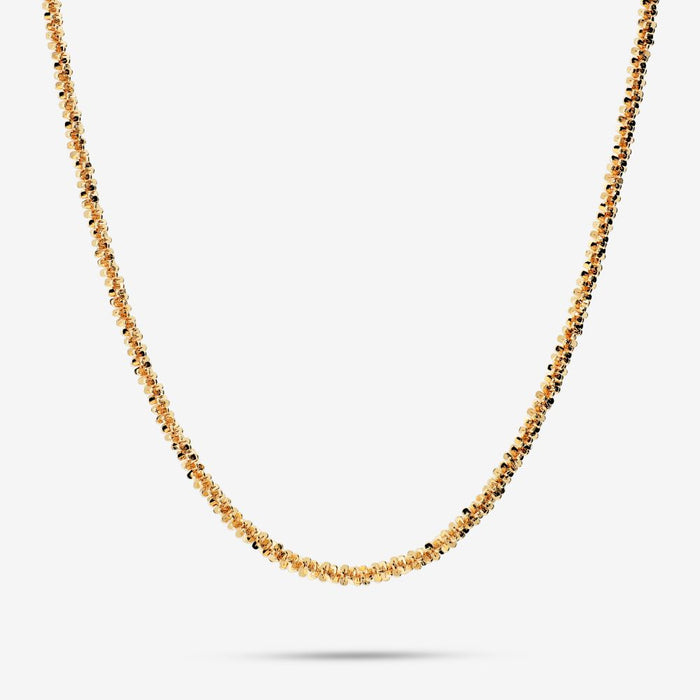 Italian Sparkle Criss Cross Necklace