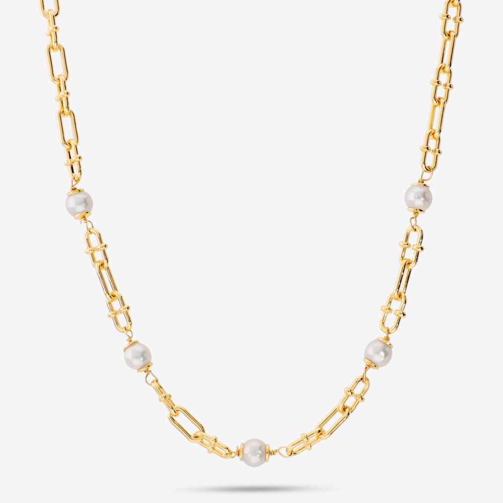 Italian Couture Inspired Necklace With Pearls