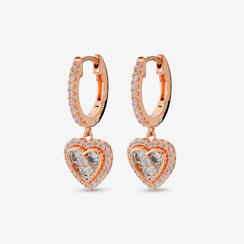 Italian Dangle Heart Earrings