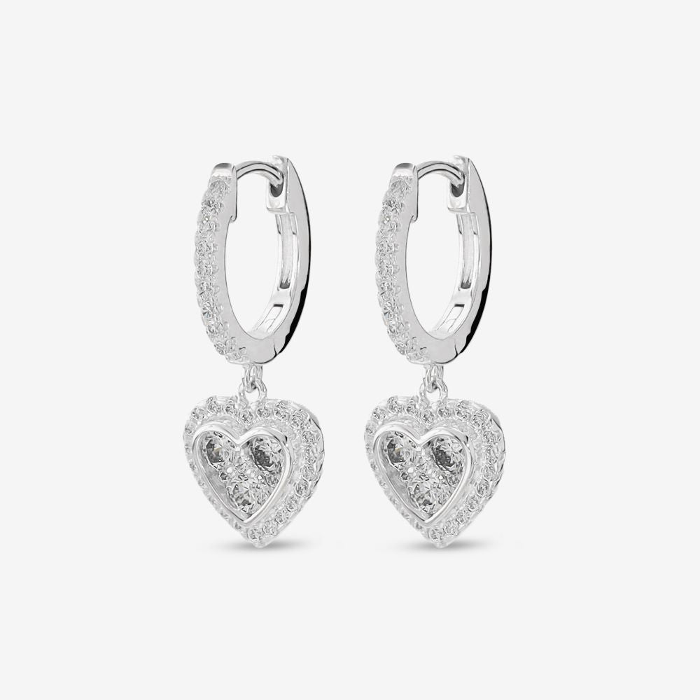 Italian Dangle Heart Earrings