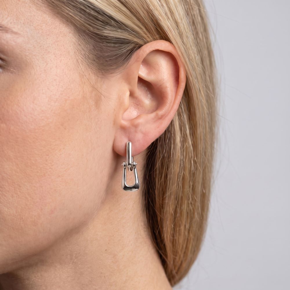 Italian Couture Inspired Equestrian Earrings