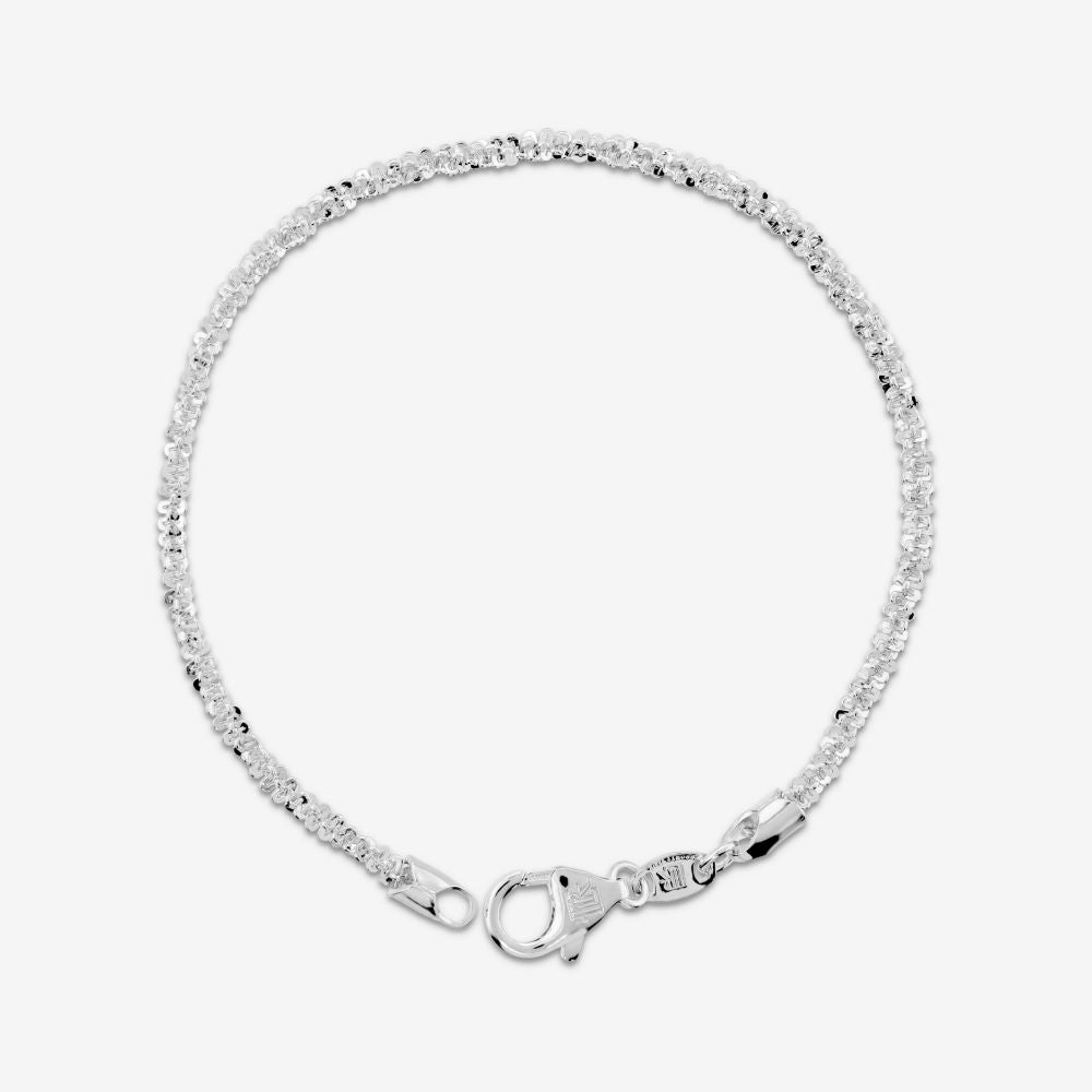 Italian Criss Cross Sparkle Bracelet