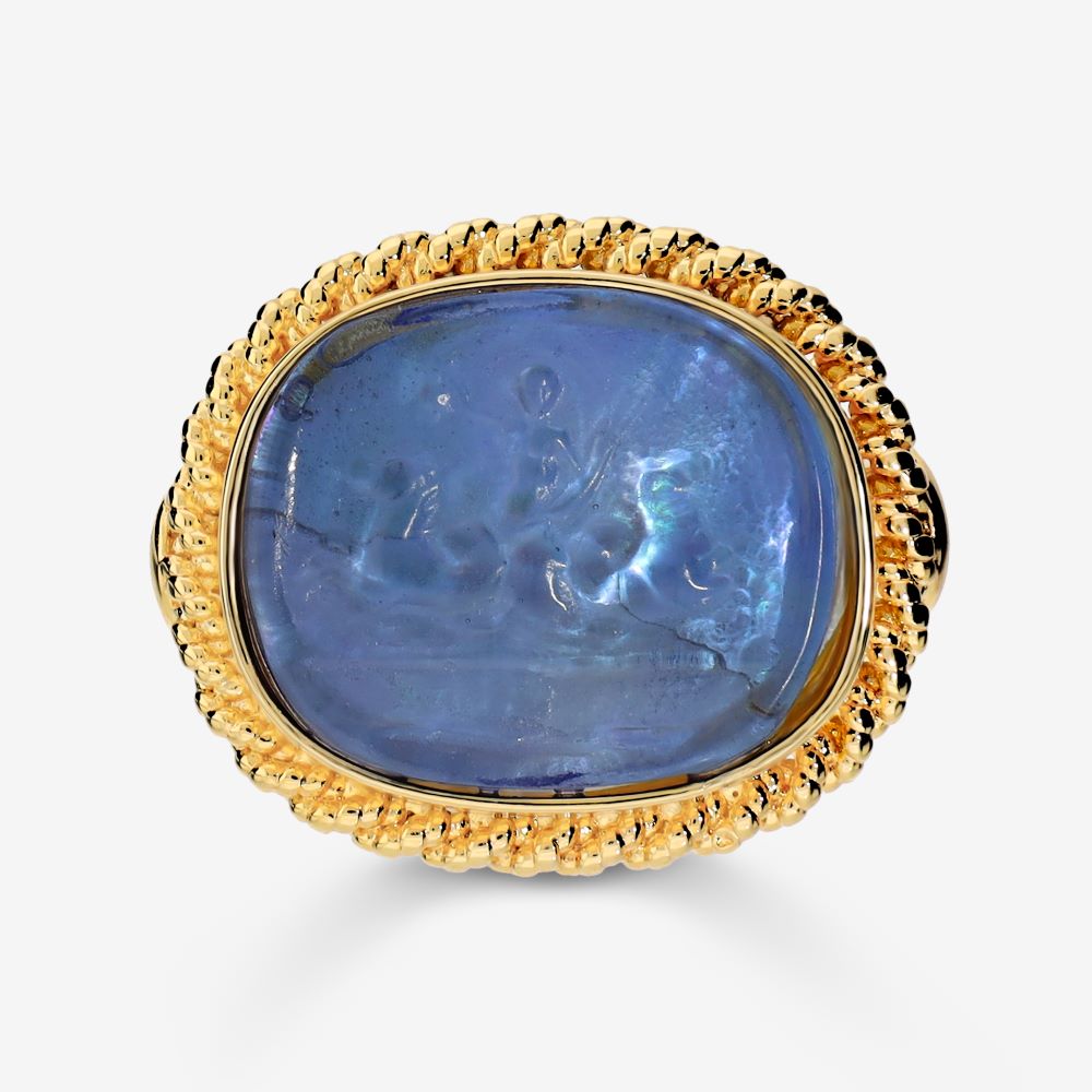 Italian Handmade Venetian Glass Ring