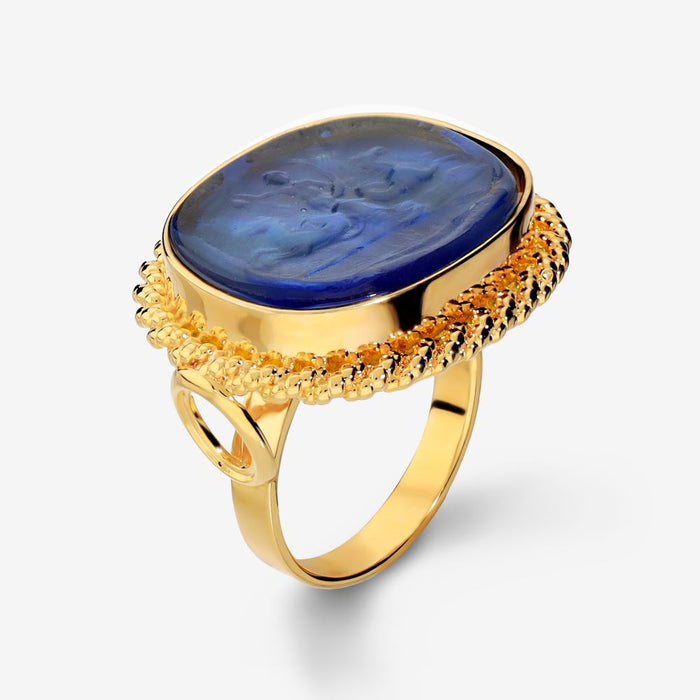Italian Handmade Venetian Glass Ring
